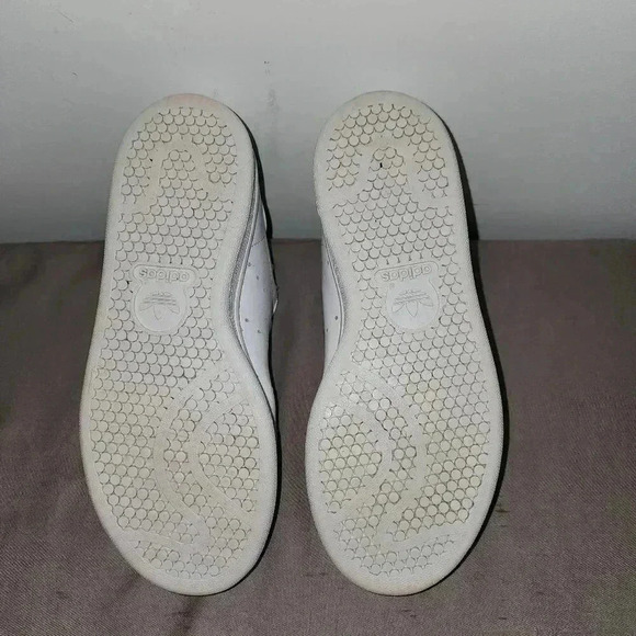 Adidas Stan Smith White Leather Sneakers Classic Tennis Shoes - Picture 6 of 8